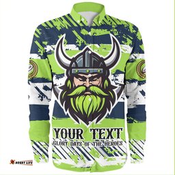 Canberra Raiders Long Sleeve Button Shirt - Theme Song Inspired