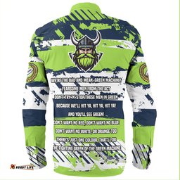 Canberra Raiders Long Sleeve Button Shirt - Theme Song Inspired