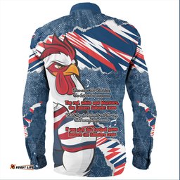 Sydney Roosters Long Sleeve Button Shirt - Theme Song