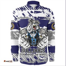 Canterbury-Bankstown Bulldogs Long Sleeve Button Shirt - Theme Song Inspired
