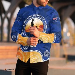 Australia Anzac Camouflage Vitality Long Sleeve Button Shirt