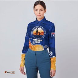 Australia Anzac Camouflage Vitality Long Sleeve Button Shirt