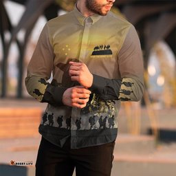Anzac Day Keep The Spirit Alive Long Sleeve Button Shirt