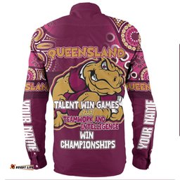 Cane Toads Sport Long Sleeve Button Shirt - Custom Talent Win Games But Teamwork And Intelligence Win Championships With Aboriginal Style