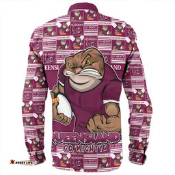 Queensland Maroons Long Sleeve Button Shirt Champion���������������������������������������������������������������������������������������������������������������������������������������������������������������������������������������������������������������������������������������������������s Pride Comic Style