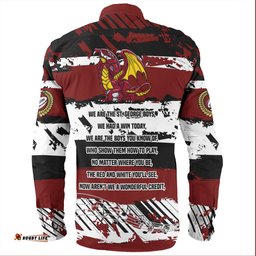 St. George Illawarra Dragons Long Sleeve Button Shirt - Theme Song Inspired