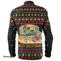 Amazing Aussie Australia Christmas Custom Aussie Christmas Merry Campers Long Sleeve Shirt
