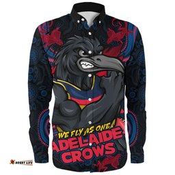 Amazing Aussie Adelaide Crows Spirit Warriors Of The Game Long Sleeve Shirt