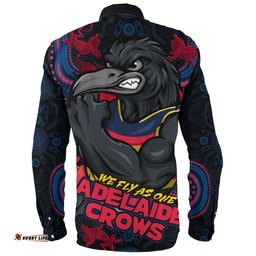 Amazing Aussie Adelaide Crows Spirit Warriors Of The Game Long Sleeve Shirt