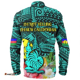 Amazing Aussie Australia South Sea Islanders I'm New Caledonian With Polynesian Tropical Style Long Sleeve Shirt