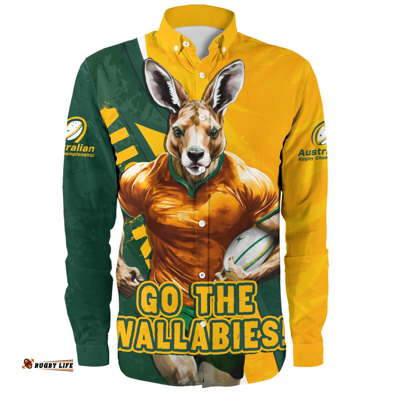 Amazing Aussie Aussie Wallabies Australian Roar The Rugby Championship Battle Long Sleeve Shirt