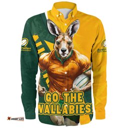 Amazing Aussie Aussie Wallabies Australian Roar The Rugby Championship Battle Long Sleeve Shirt
