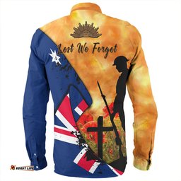 Amazing Aussie Australia Anzac Day Anzac Day Flag Lest We Forget Long Sleeve Shirt