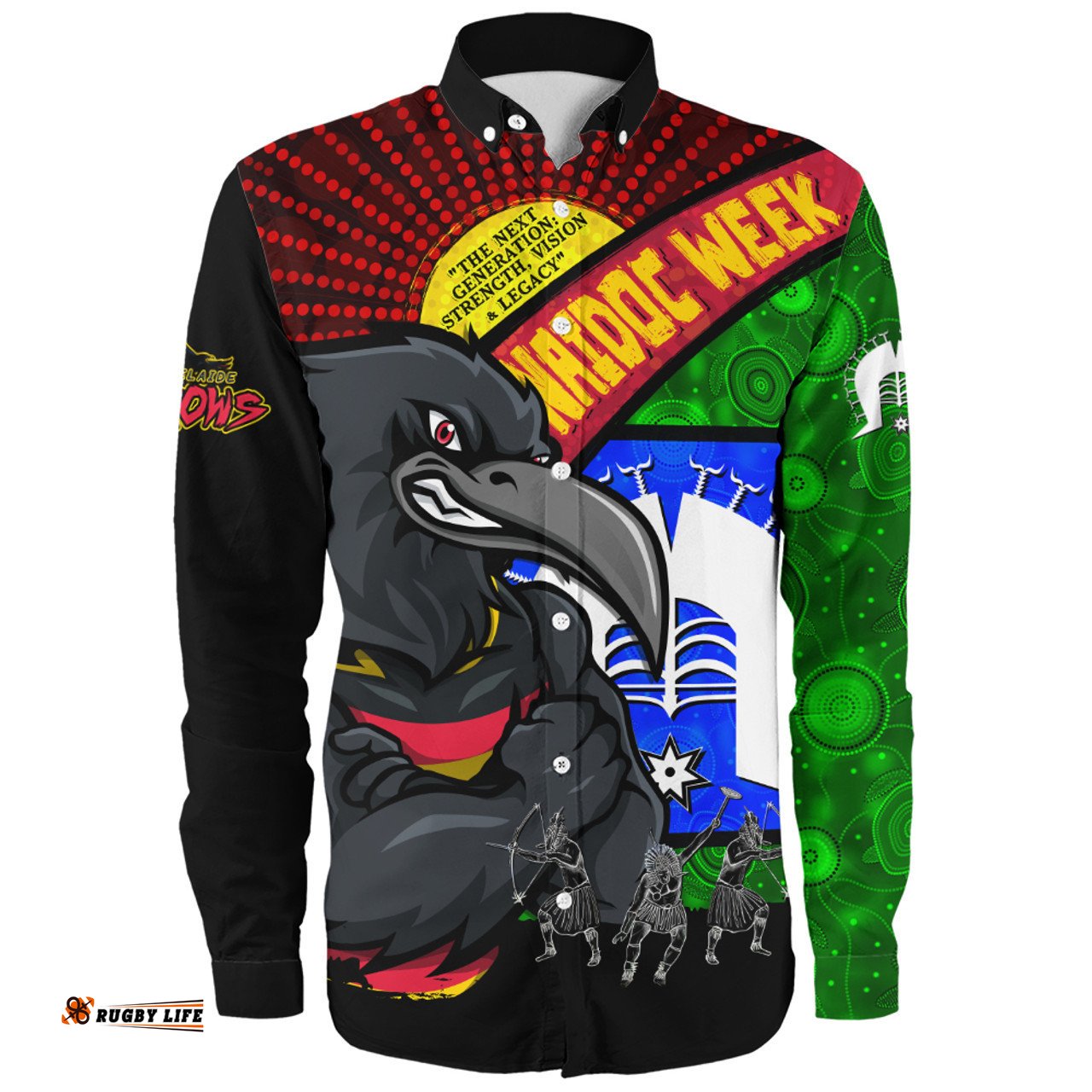 Amazing Aussie Adelaide Crows NAIDOC Week Pride Edition Long Sleeve Shirt