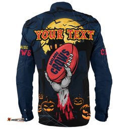 Amazing Aussie Adelaide Crows Full Moon Fever Halloween Supporter Long Sleeve Shirt