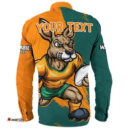 Amazing Aussie Aussie Wallabies Unstoppable Wallabies Spirit Of The Championship Orange Long Sleeve Shirt