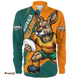 Amazing Aussie Aussie Wallabies Unstoppable Wallabies Spirit Of The Championship Orange Long Sleeve Shirt