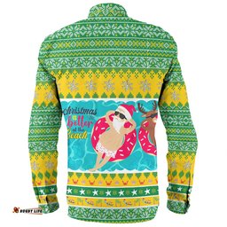 Amazing Aussie Australia Christmas Custom Christmas Is Better At The Beach Long Sleeve Shirt