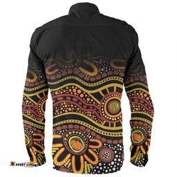 Amazing Aussie Australia Aboriginal Custom Dot In Aboriginal Style Long Sleeve Shirt