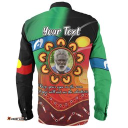 Amazing Aussie Australia Aboriginal Custom Aboriginal Keep Your Eyes On The Sun Personalised Photo Long Sleeve Shirt