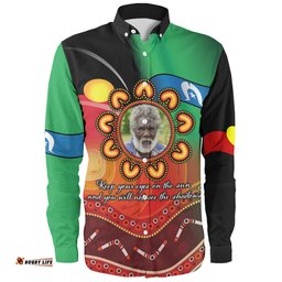 Amazing Aussie Australia Aboriginal Custom Aboriginal Keep Your Eyes On The Sun Personalised Photo Long Sleeve Shirt