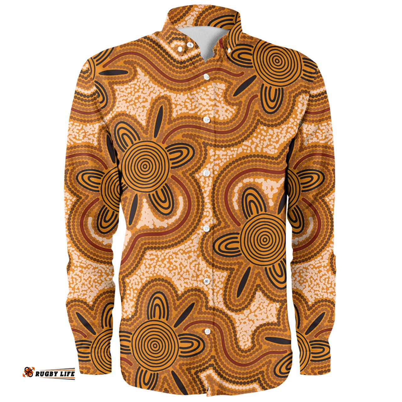 Amazing Aussie Australia Aboriginal Aboriginal Art Background Connection Concept Long Sleeve Shirt