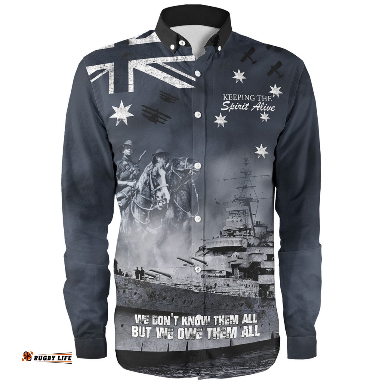 Amazing Aussie Australia Anzac Day Remember All The Battles Fought Long Sleeve Shirt