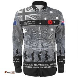 Amazing Aussie Australia Anzac Day Australia and New Zealand Warriors All gave some Some Gave All Black Long Sleeve Shirt