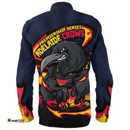 Amazing Aussie Adelaide Crows Premiership Series Flame Edition Long Sleeve Shirt