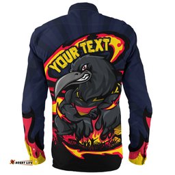 Amazing Aussie Adelaide Crows Premiership Series Flame Edition Long Sleeve Shirt