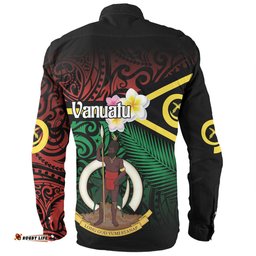 Amazing Aussie Australia South Sea Islanders Vanuatu Special Original Flag In Polynesian Style Long Sleeve Shirt