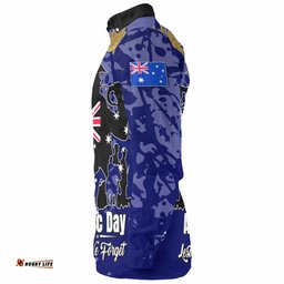 Amazing Aussie Australia Anzac Custom Lest We Forget Blue Style Shirt Long Sleeve Shirt