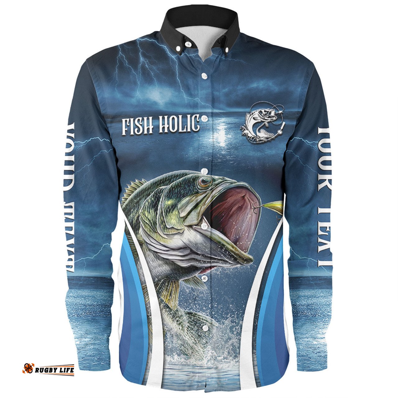 Amazing Aussie Australia Fishing Custom Jumping Barramundi Fishing Long Sleeve Shirt