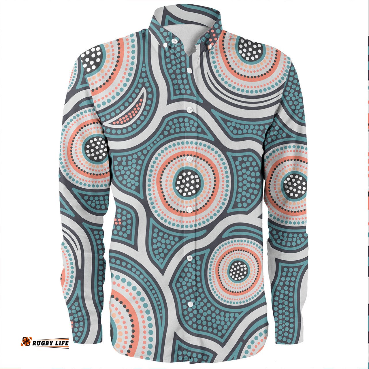 Amazing Aussie Australia Aboriginals Aboriginal Dot Art Styles Long Sleeve Shirt