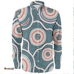 Amazing Aussie Australia Aboriginals Aboriginal Dot Art Styles Long Sleeve Shirt