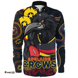 Amazing Aussie Adelaide Crows NAIDOC Spirit Of Country Long Sleeve Shirt