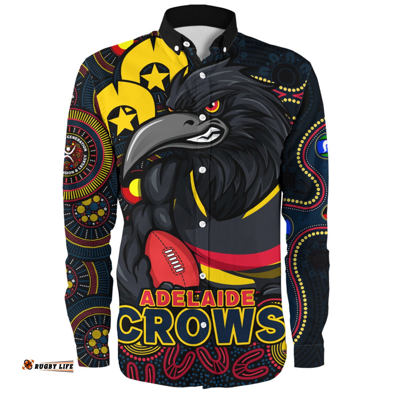 Amazing Aussie Adelaide Crows NAIDOC Spirit Of Country Long Sleeve Shirt