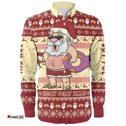 Amazing Aussie Australia Christmas Custom Aussie Christmas Santa Summer Vibes Long Sleeve Shirt