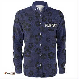 New Zealand Warriors Sport Long Sleeve Button Shirt - Scream With Tropical Patterns