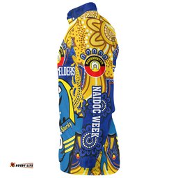 Parramatta Eels Naidoc Week Custom Long Sleeve Button Shirt - For Our Elders Go With Sparky Shirt