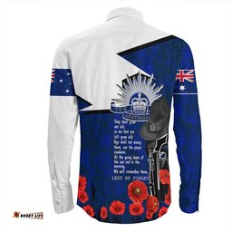 Anzac Day Lest We Forget Special Long Sleeve Button Shirt