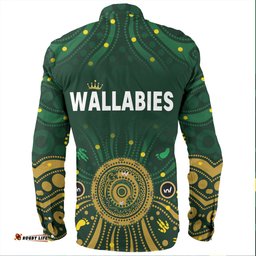 Australia Aboriginal Custom Long Sleeve Button Shirts - Snake Circle And Symbols With Aboriginal Style Long Sleeve Button Shirts