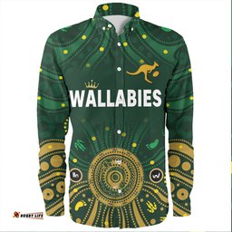 Australia Aboriginal Custom Long Sleeve Button Shirts - Snake Circle And Symbols With Aboriginal Style Long Sleeve Button Shirts