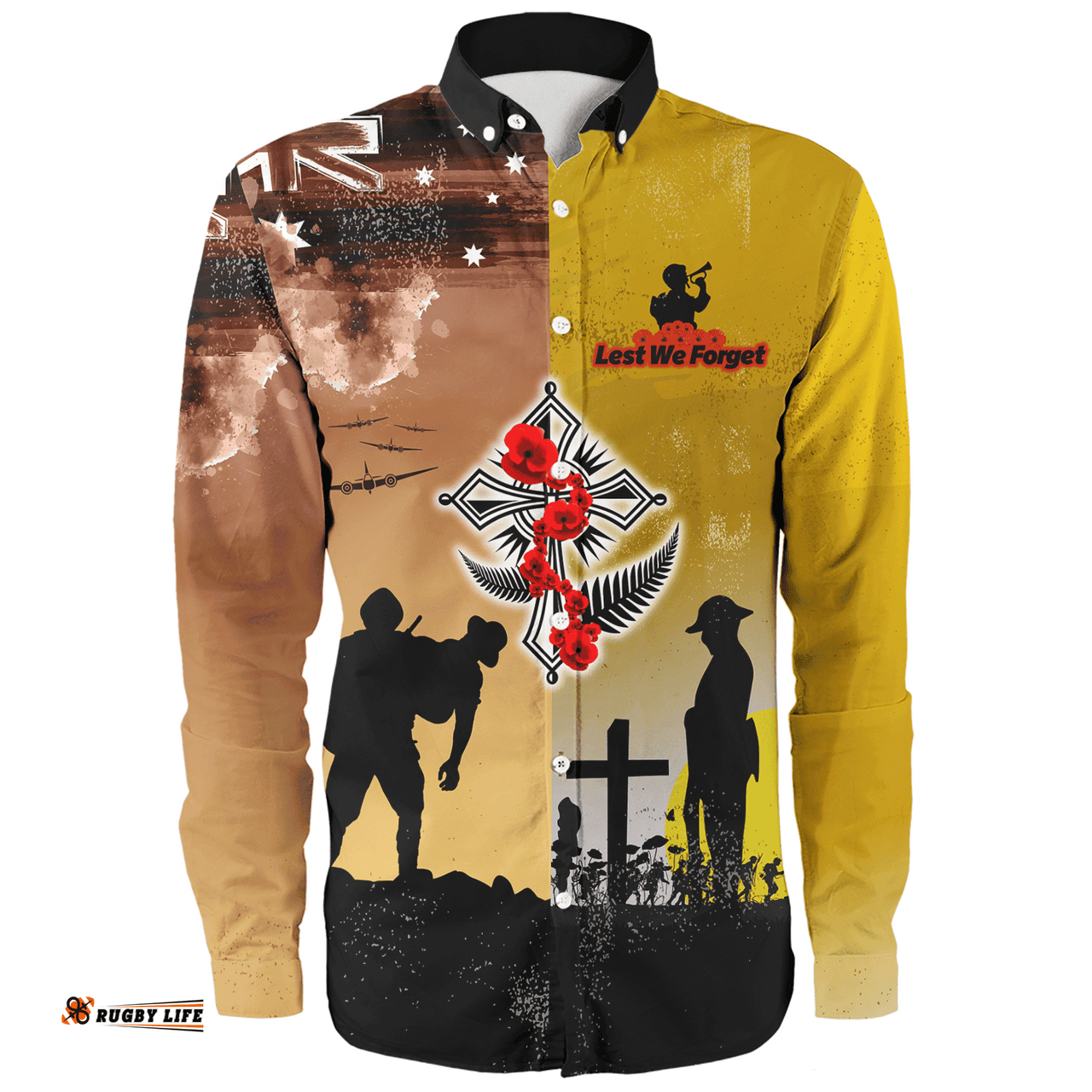 Amazing Aussie Australia Anzac Day Special Remembrance Day Lest We Forget Long Sleeve Shirt