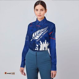 Australia Anzac Camouflage Mix Fern Long Sleeve Button Shirt