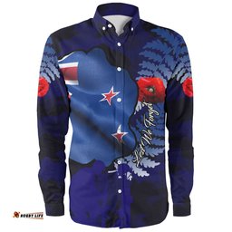 Amazing Aussie Australia Anzac Day Custom Lest We Forget Poppy Flag Shirt Long Sleeve Shirt
