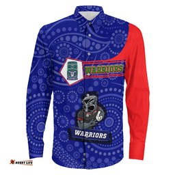 New Zealand Warriors Simple Style Long Sleeve Button Shirt
