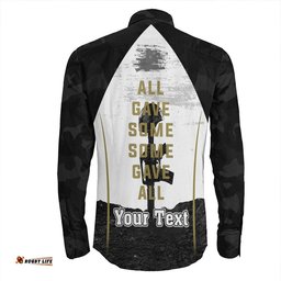 Custom Anzac Day We Will Never Forget Long Sleeve Button Shirt