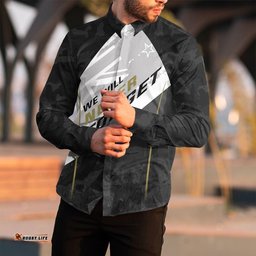 Custom Anzac Day We Will Never Forget Long Sleeve Button Shirt