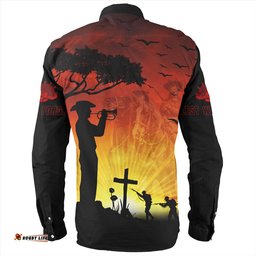 Amazing Aussie Australia Lest We Forget Horse Sunset Long Sleeve Shirt